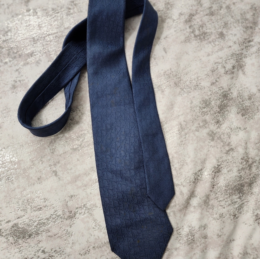 Dior Navy Blue Tie